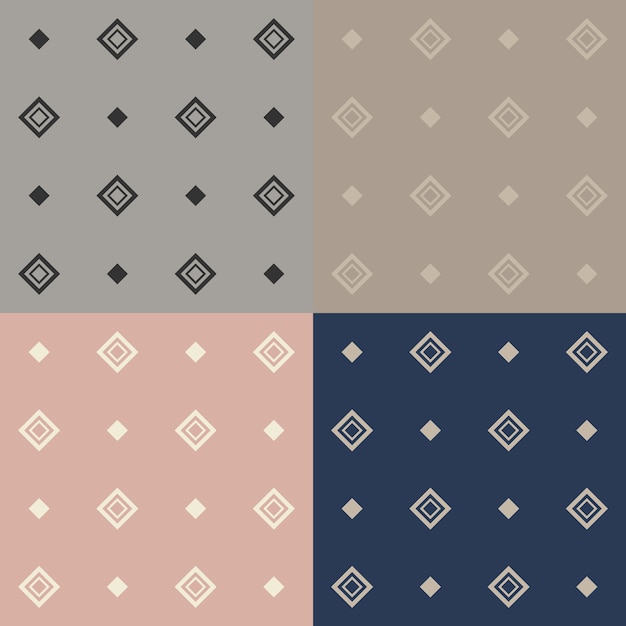 Elegant geometric seamless pattern