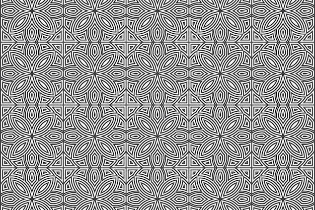 Elegant geometric seamless pattern