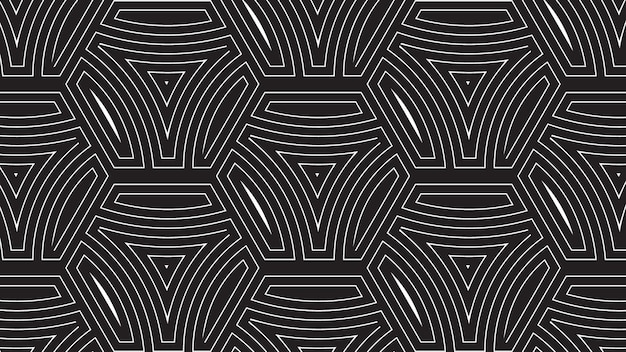Elegant geometrisch lijnen naadloos patroon