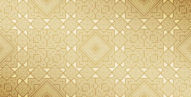Vector elegant gold abstract line pattern