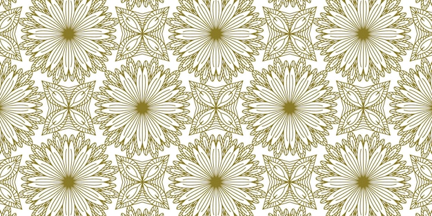 elegant gold background mandala pattern