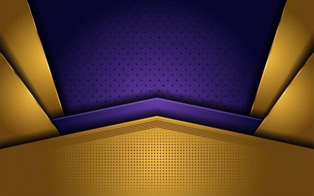 Elegant gold and purple luxury background