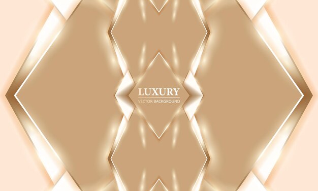 Elegant golden luxury background Abstract luxuriant background with design elements and decoration