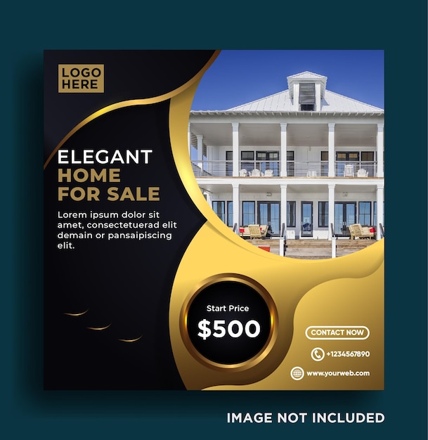 Elegant Home Sale Social Media