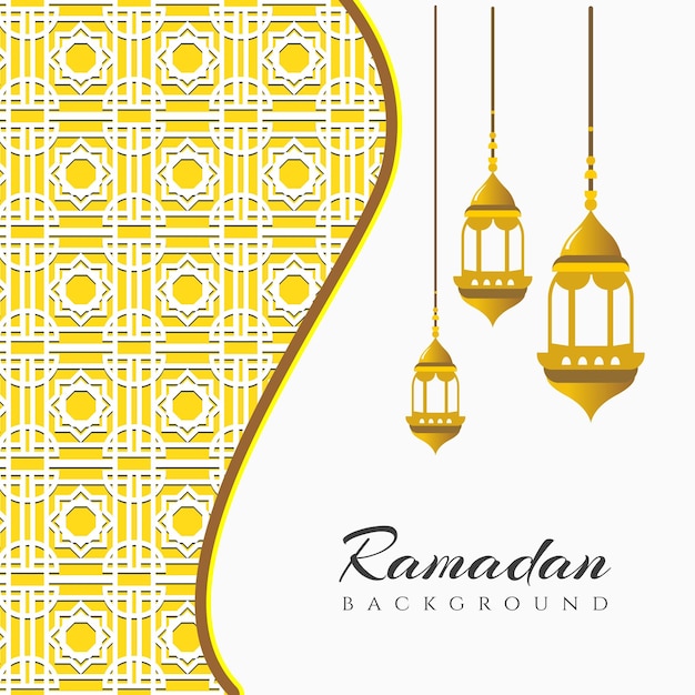 Vector elegant islamic with modern style for background