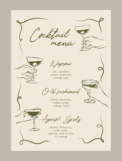 Elegant jubileum diner menu sjabloon