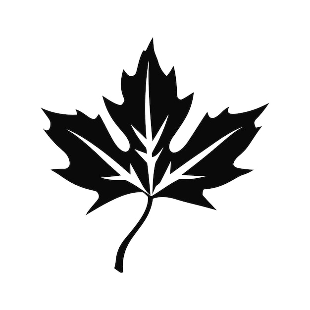 Elegant Leaf Silhouettes in Vector