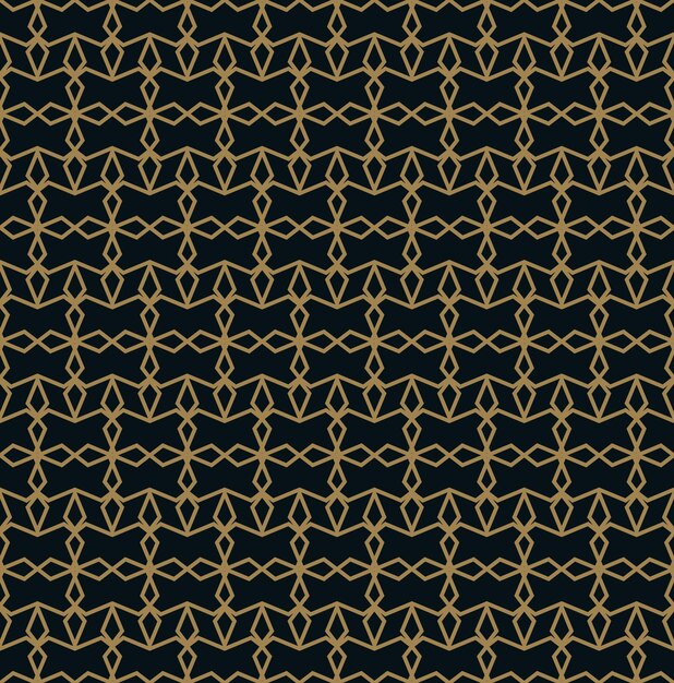 Elegant lijn ornament patroon naadloos patroon voor achtergrondbehang textieldruk verpakking wrapper etc