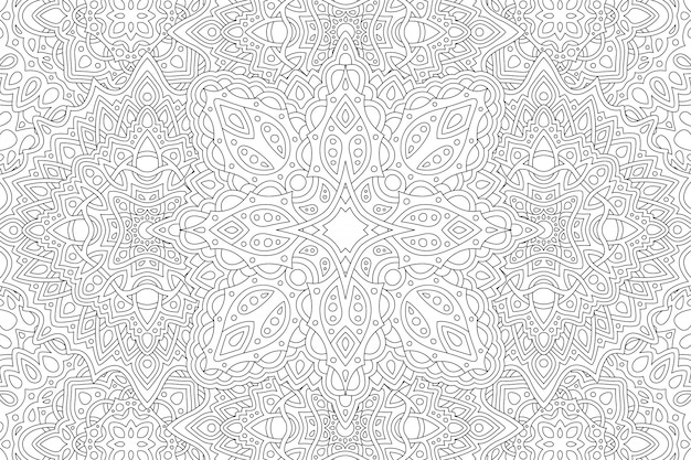 Elegant line art  coloring page