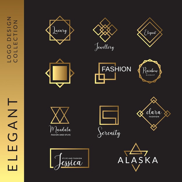 Elegant logo template collection