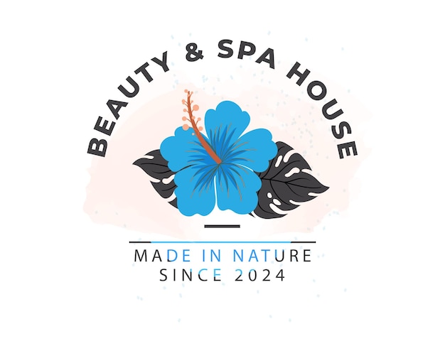 Elegant logo voor natuurcosmetica