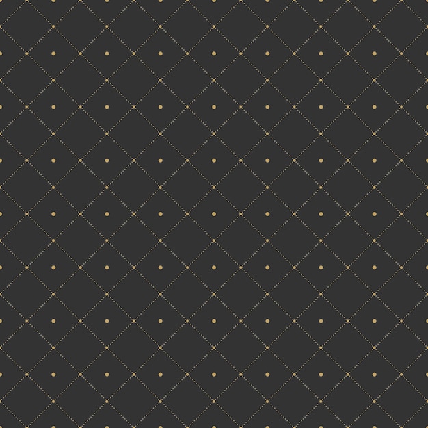 Motivo a pois geometrici eleganti e di lusso. illustrazione geometrica della griglia semplice