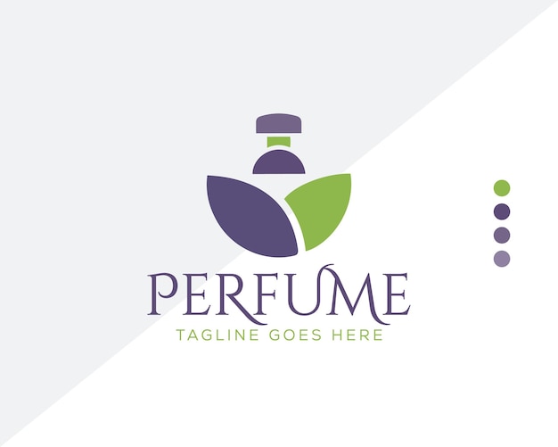 Elegant luxury perfume logo design cosmetics boutique beauty floral logo