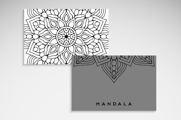 elegant mandala card