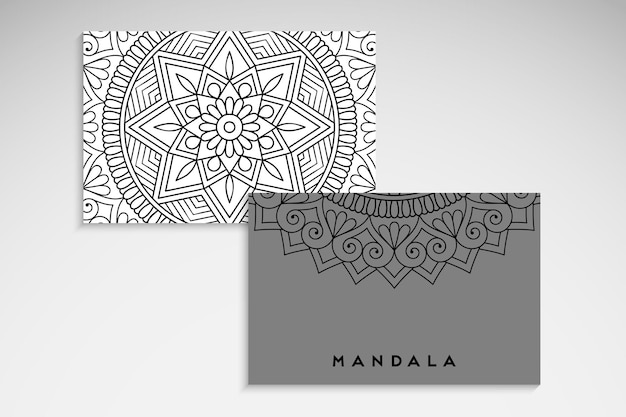 elegant mandala card