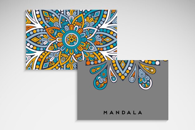 Elegante carta mandala