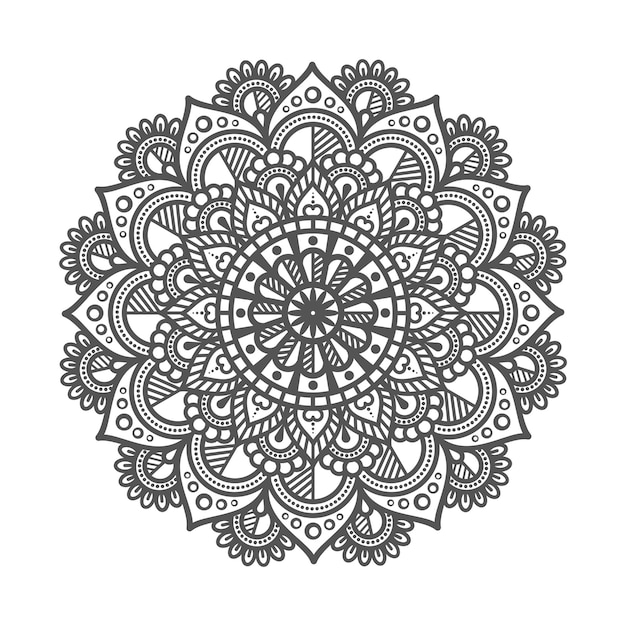 Vettore elegante design mandala