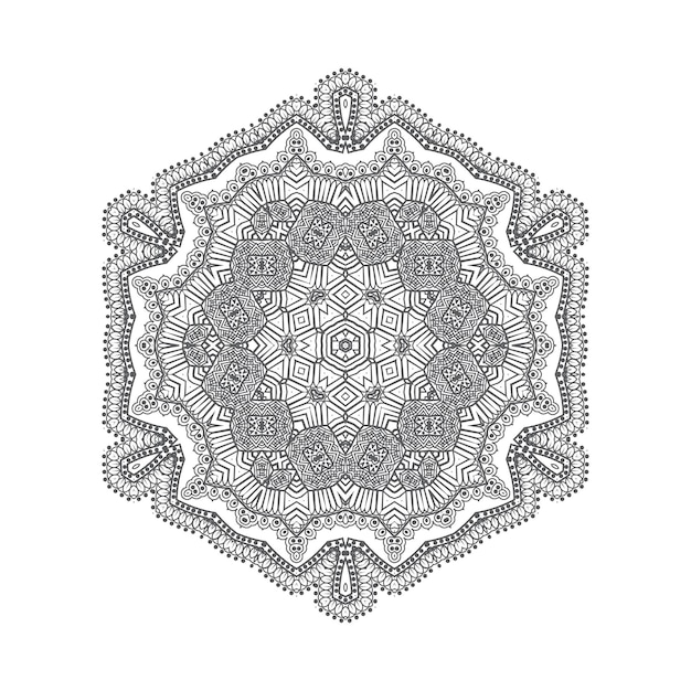 elegant mandala vector for design