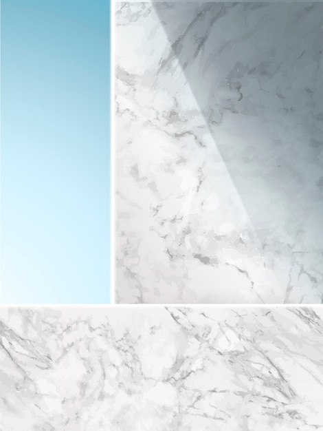 Elegant marbles wall template illustration