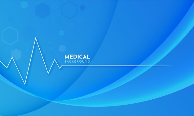 Elegant medical background design template vector New design of medical background vector