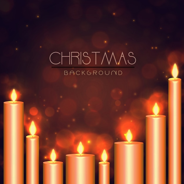 Vector elegant merry christmas backgrounds with lighting effect