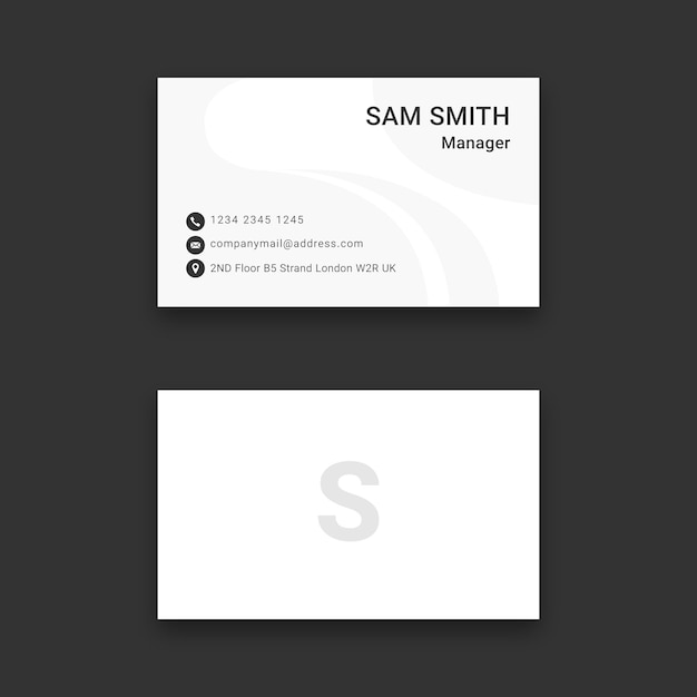 Elegant Minimal Business Card