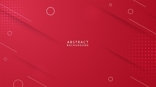 Elegant modern abstract design background in red gradient color