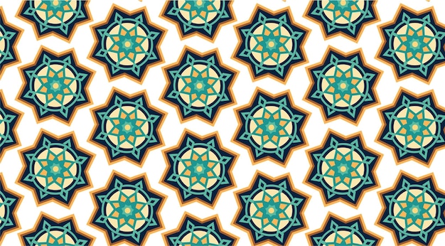 우아한 현대 추상주의 미니멀 이슬람 터 패턴 디자인