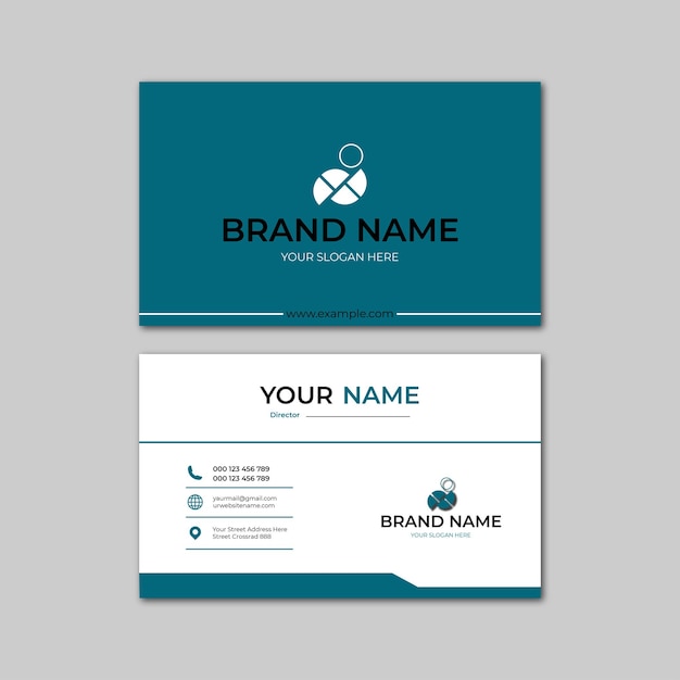 Vector elegant modern business card design template