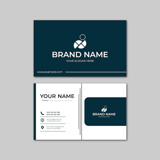 elegant modern business card design template