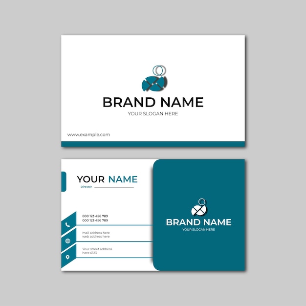 elegant modern business card design template