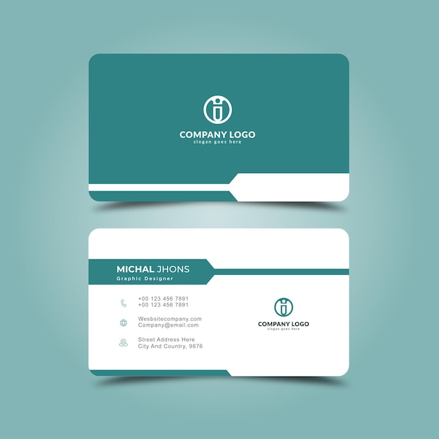 Elegante modern business card design