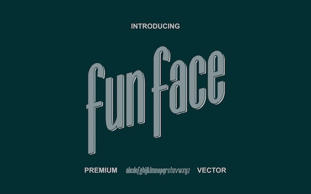 우아하고 현대적인 디스플레이 글꼴 디스플레이 빈티지 타이포그래피 로고 글꼴 Premium Vector