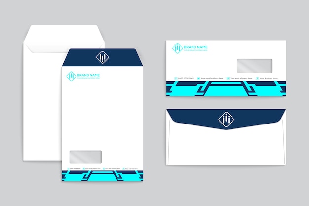 Elegant and modern envelope design