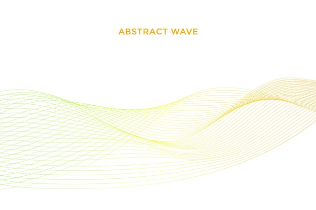 Elegant modern minimal abstract background with wavy lines