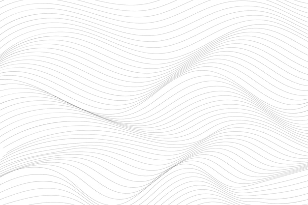 Vector elegant modern minimal abstract wavy lines