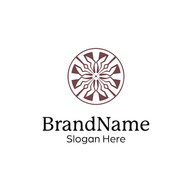 elegant and modern ornamental decorative pattern mandala logo