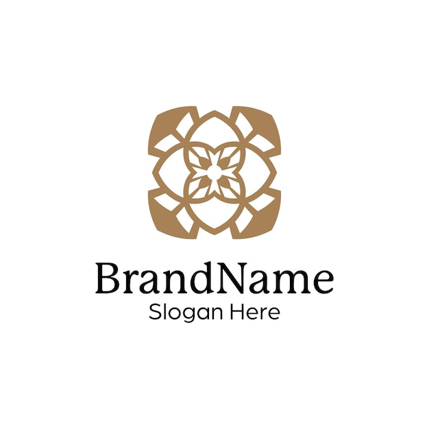 elegant and modern ornamental decorative pattern mandala logo