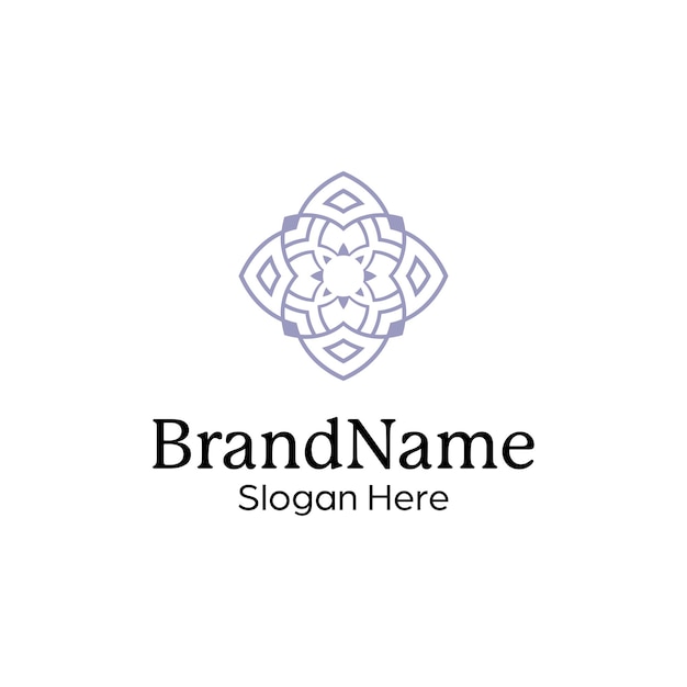 elegant and modern ornamental decorative pattern mandala logo