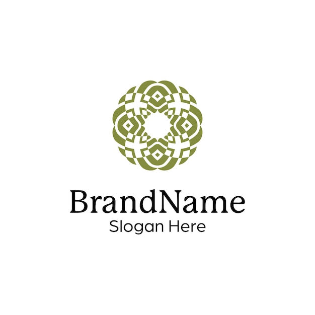 elegant and modern ornamental decorative pattern mandala logo