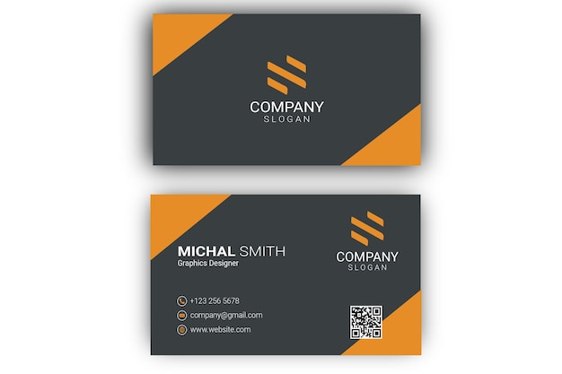 Elegant modern outstanding awesome office shop business card design template print ready