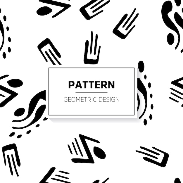 Elegant monochrome pattern