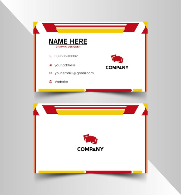 Elegant name card and id card templates - 136