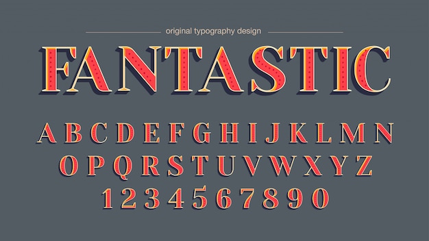 Vector elegant op maat gemaakt typografieontwerp