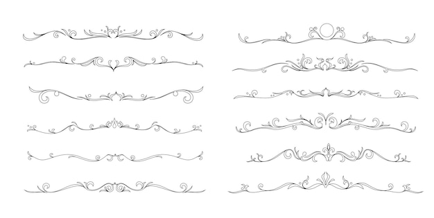 elegant ornamental dividers
