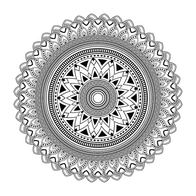 elegant ornamental mandala design background