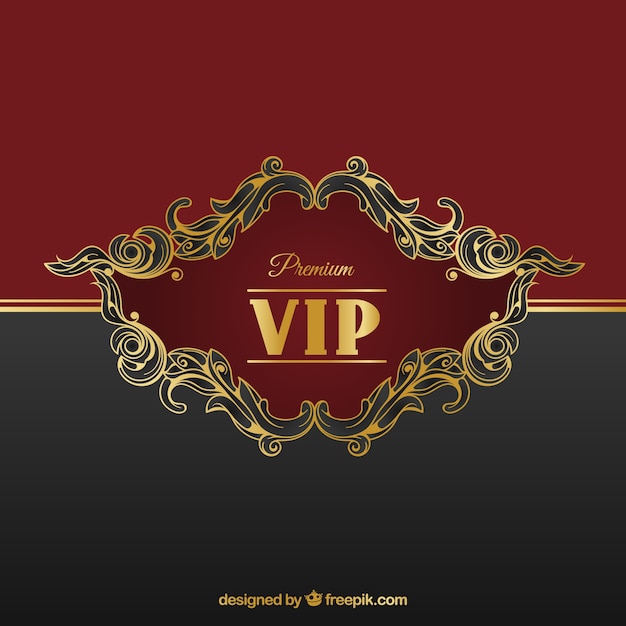 Elegant ornamental vip background