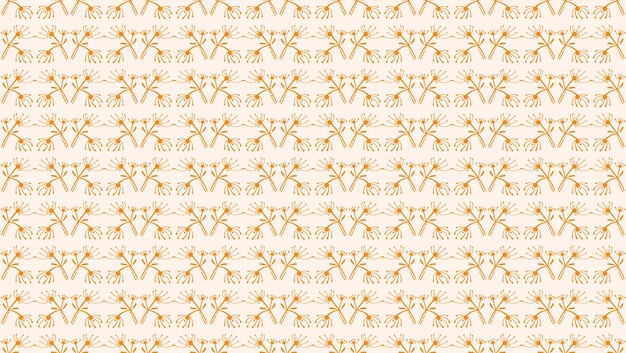 Элегантный узор из оранжевых листьев Орнамент фон Для фона обои текстиль и мода