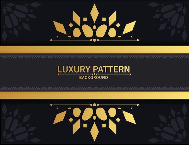 Elegant pattern style dark background