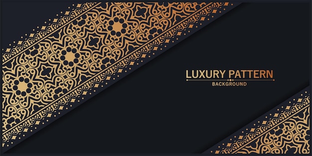 Elegant pattern style dark background